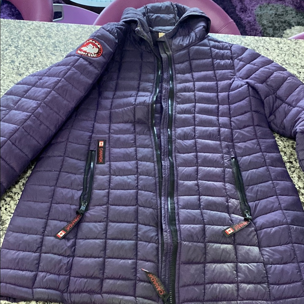 Women's Purple Quilted Jacket